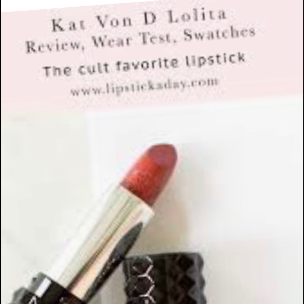 K A T   V O N   D Lolita 💄 lipstick 💄